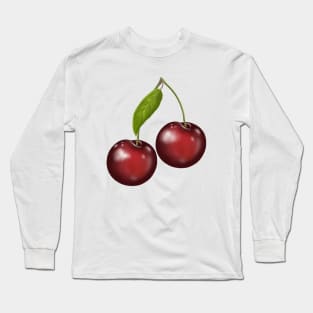 Red Cherries Long Sleeve T-Shirt